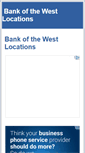 Mobile Screenshot of bankofthewestlocations.com